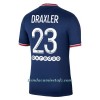 Camiseta de fútbol Paris Saint-Germain Julian Draxler 23 Primera Equipación 2021/22 - Hombre